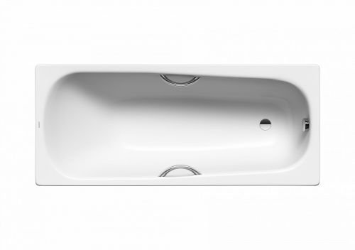 Стальная ванна Kaldewei SANIFORM PLUS STAR Mod. 336, 1700*750*410, Easy clean, alpine white, без ножек, с отверстиями для ручек в Хадыженске