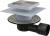 APV3444 Сливной трап 150 × 150/50/75, подводка – боковая, решетка – нержавеющая сталь, фланец –нерж сталь Alca Plast в Хадыженске