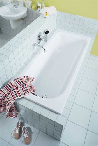 Стальная ванна Kaldewei SANIFORM PLUS Mod.362-1, размер 1600*700*410, Easy clean, alpine white, без ножек в Хадыженске