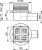 APV26 Сливной трап 105 105/50, подводка – боковая, решетка – нержавеющая сталь, гидрозатвор – мокрый Alca Plast в Хадыженске